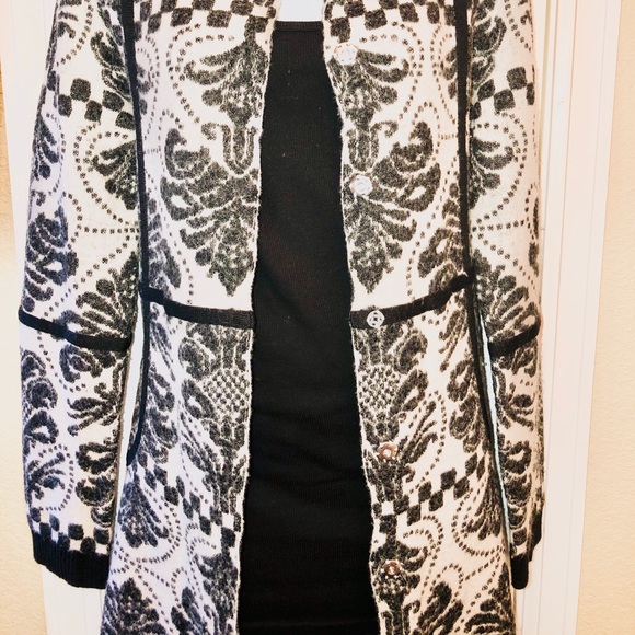 🔥FINAL SALE🔥FLEUR PRINT WOOL DUSTER - Picture 6 of 8